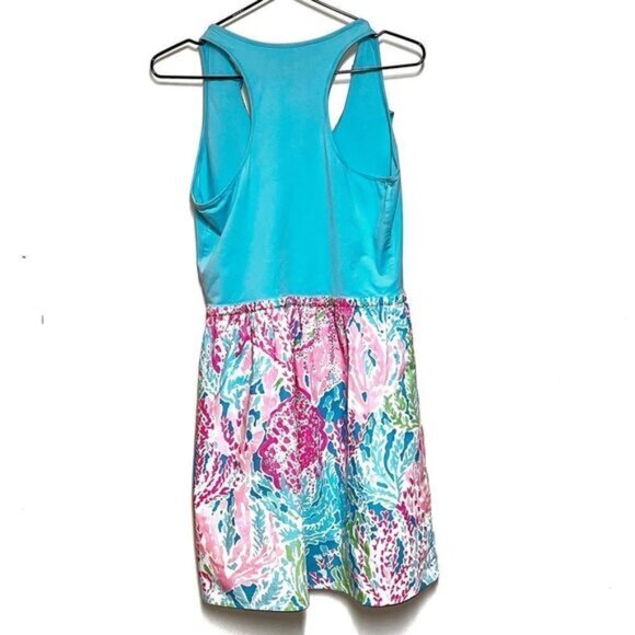 NWOT Lilly Pulitzer Danita Dress In Tourquoise Cha Cha Sz S - Picture 3 of 5